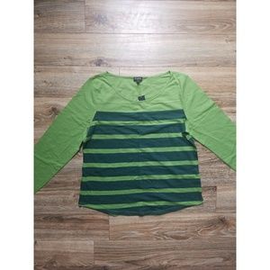 NWT Talbots Striped Tee